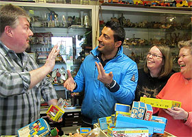 Wolfgang Gehrt und Sükrü Pehlivan vom Trödeltrupp